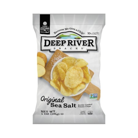 Deep River Snacks Kettle Potato Chip Original Salted 1 oz., PK80 17774